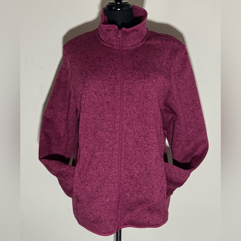 Swiss Tech Women's Burgundy Teddy Jacket XL (16-18)